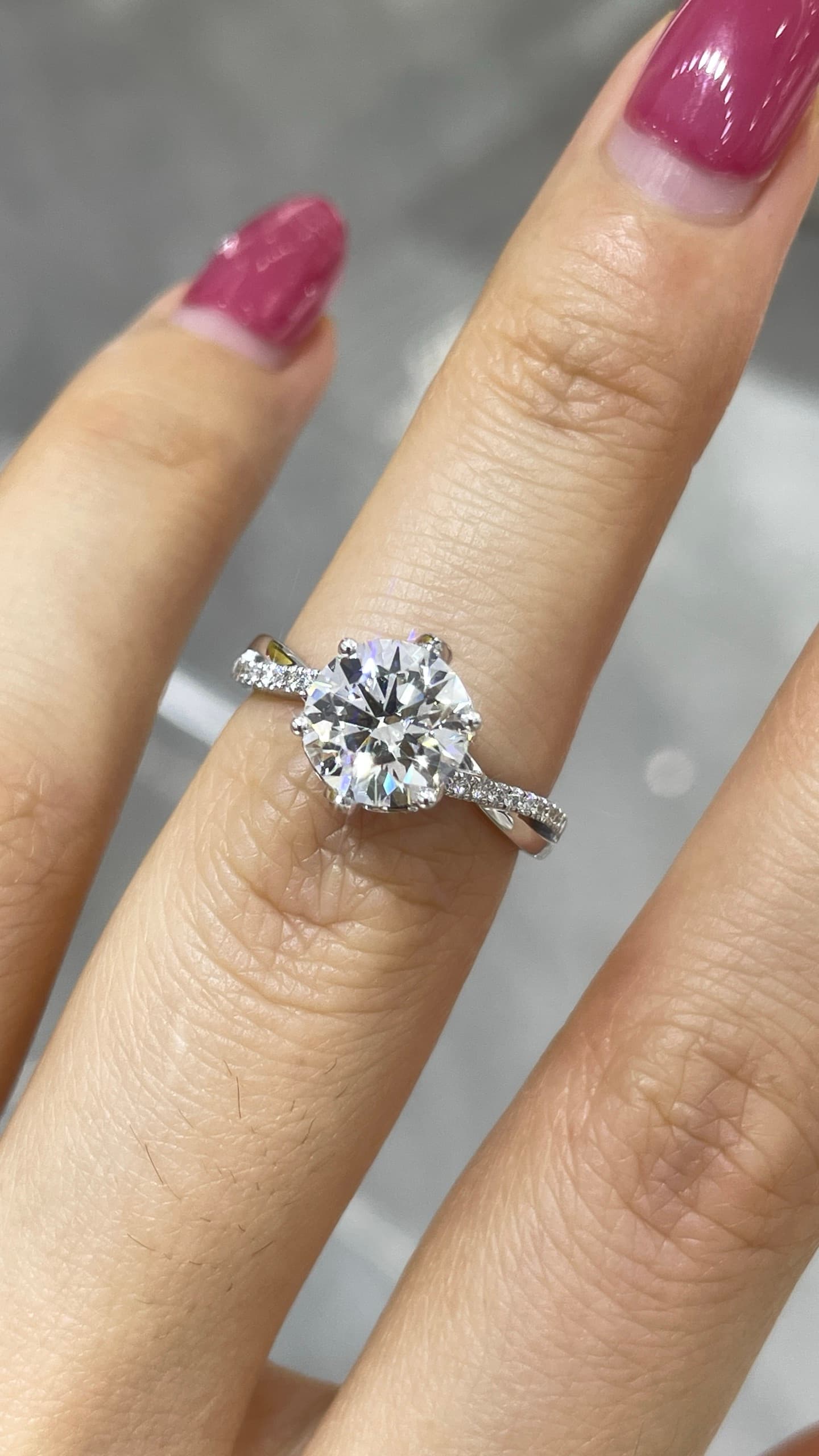 18K 2ct 鑽戒 - 視角 1