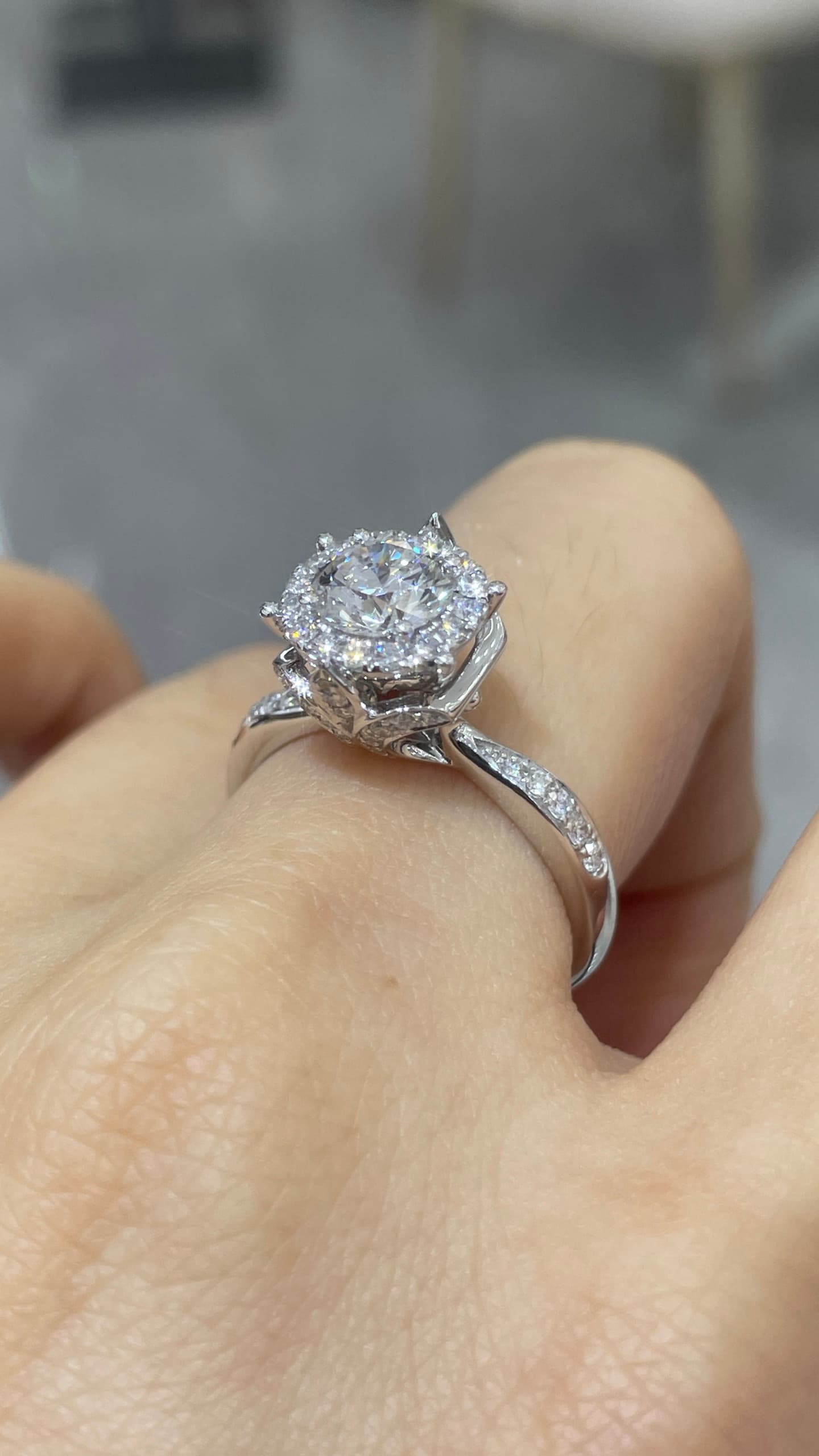 18K 1ct 鑽戒 - 視角 5