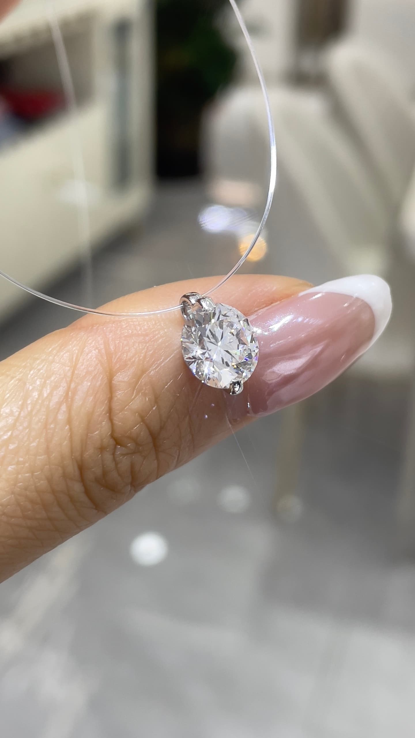 18K 金 2ct 吊墜 - 視角 5