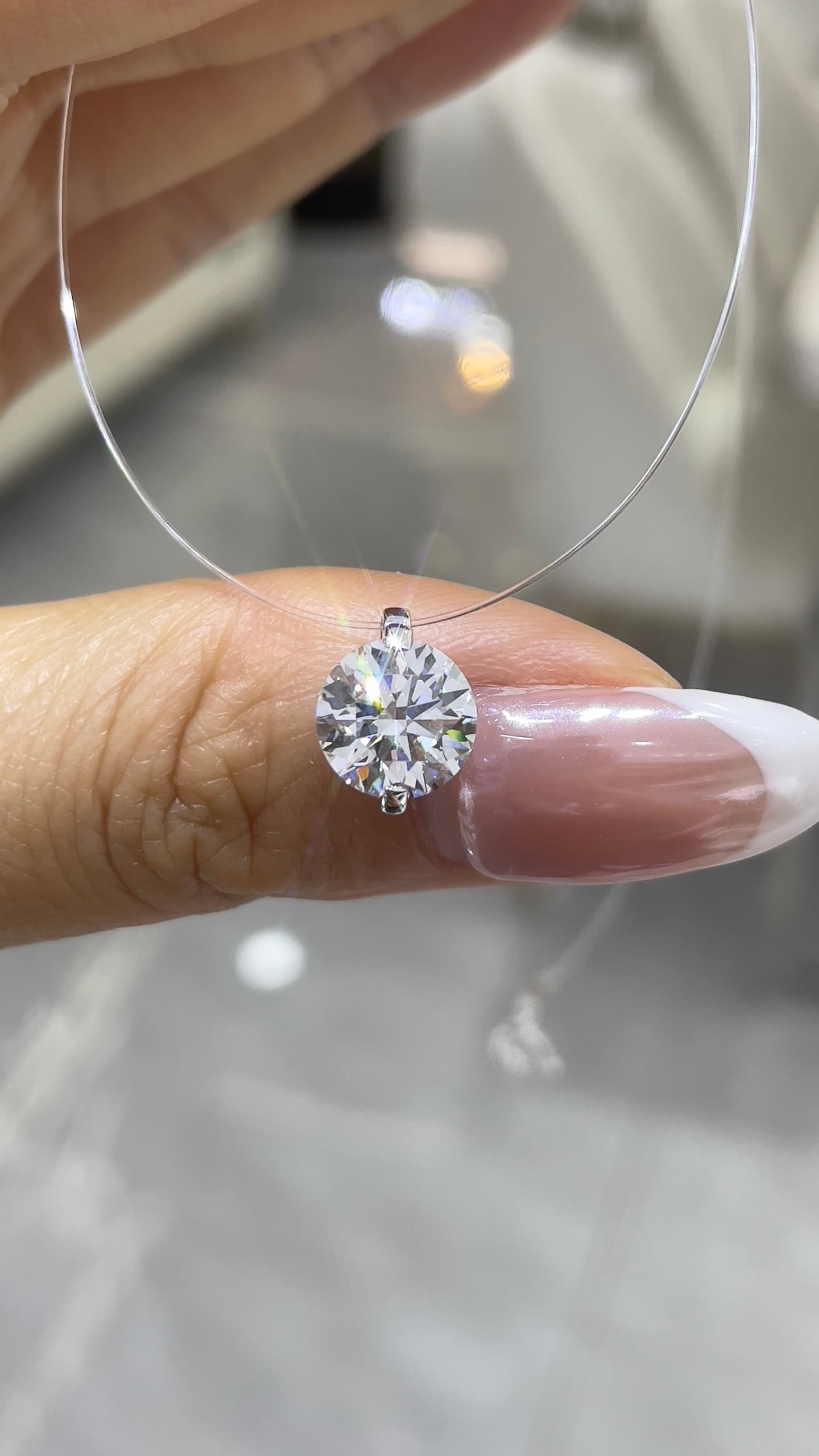18K 金 2ct 吊墜 - 視角 7
