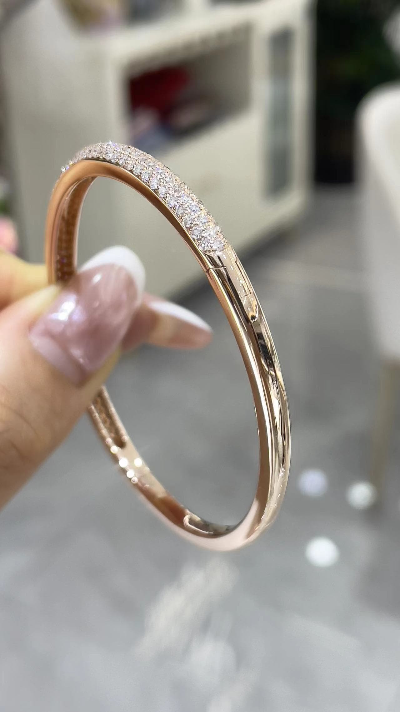 18K 鑽石手鐲 - 視角 5