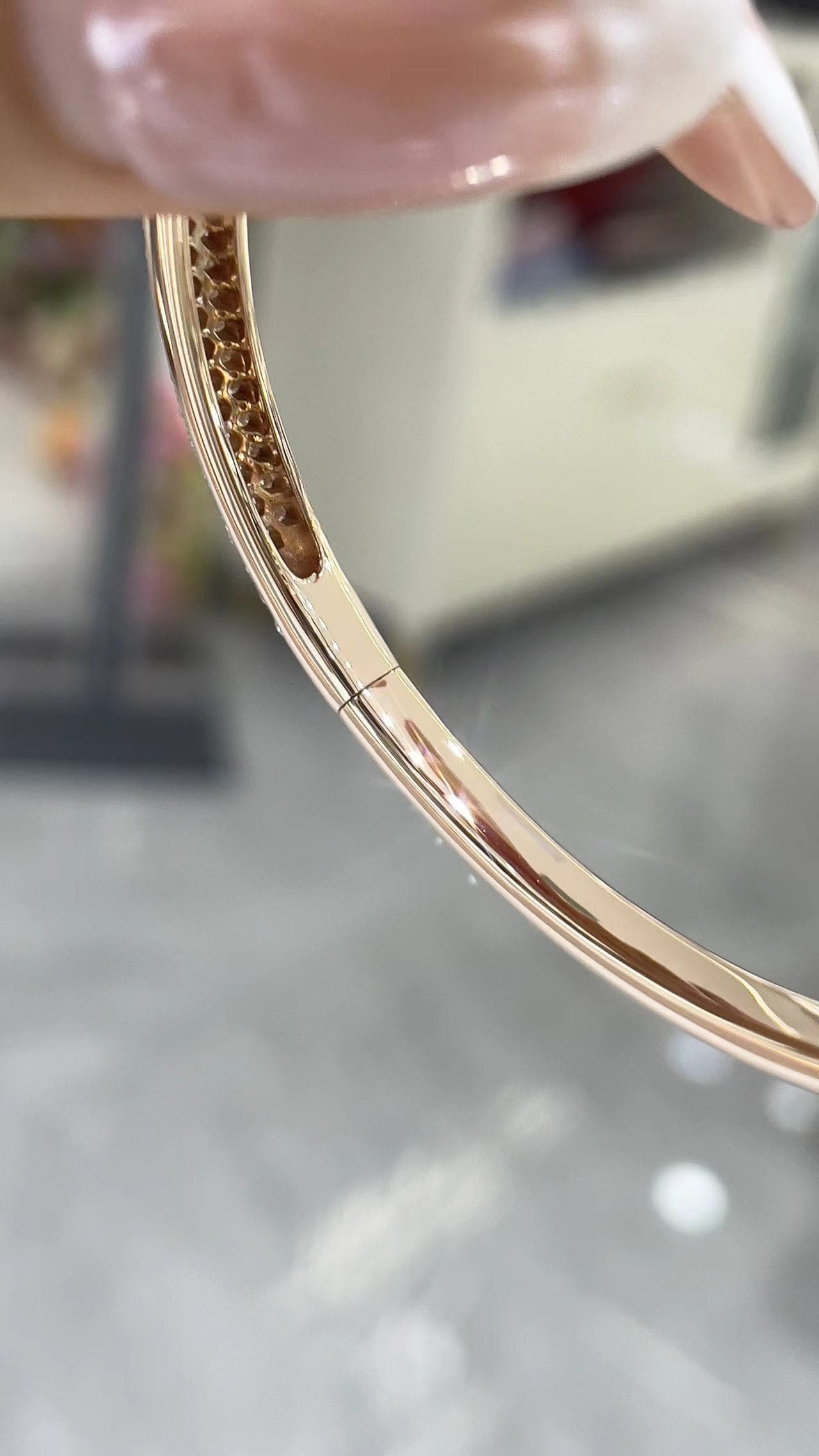 18K 鑽石手鐲 - 視角 7