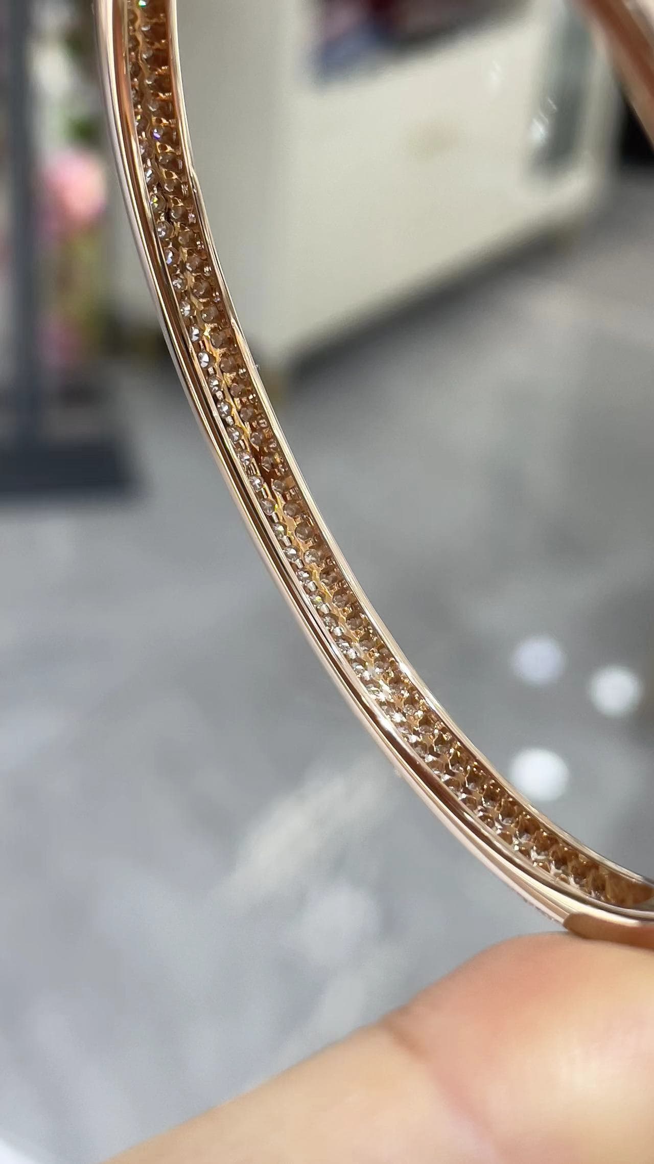 18K 鑽石手鐲 - 視角 8