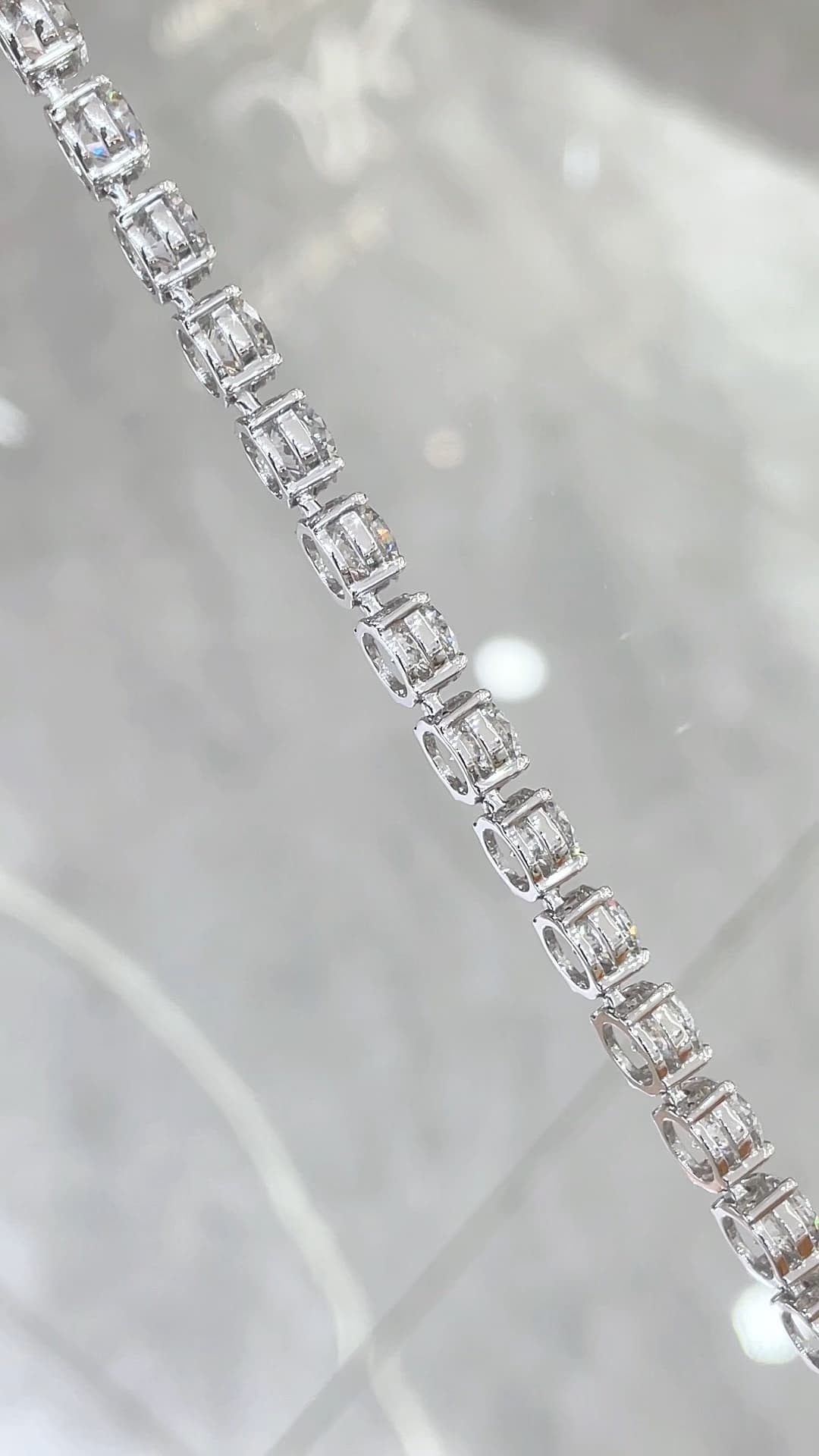 Pt950 1ct 網球手鍊 - 視角 2