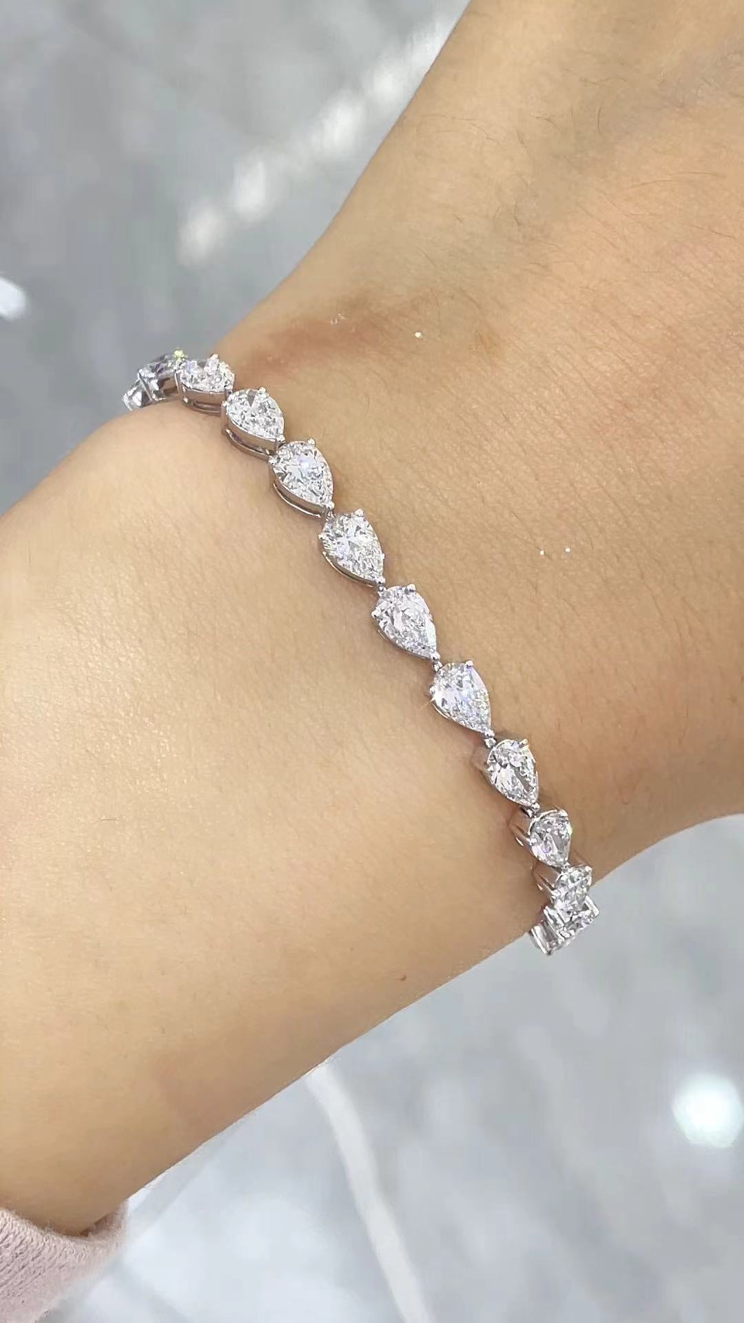 18K 30 分規格水滴手鍊